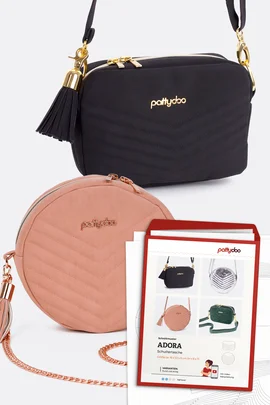 Papierschnittmuster Adora Schultertasche selber naehen