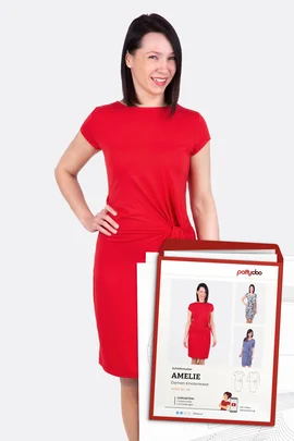 Papierschnittmuster Amelie Knotenkleid selber naehen