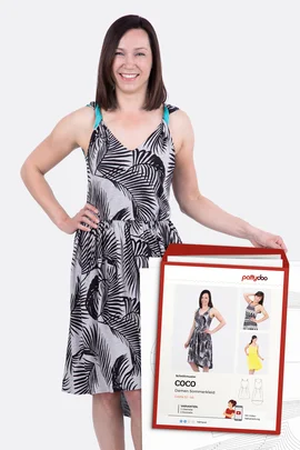Papierschnittmuster Coco Sommerkleid selber naehen