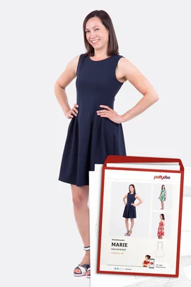 Papierschnittmuster Marie Damenkleid selber naehen