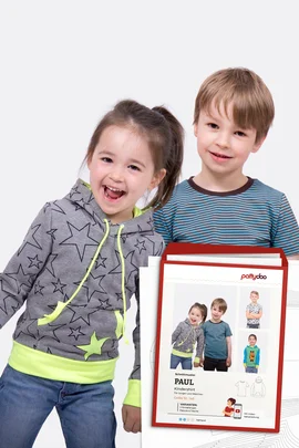 Papierschnittmuster Paul Kindershirt selber naehen