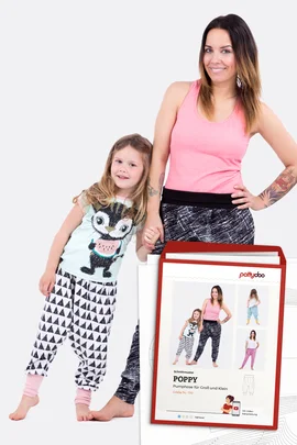 Papierschnittmuster Poppy Pumphose selber naehen