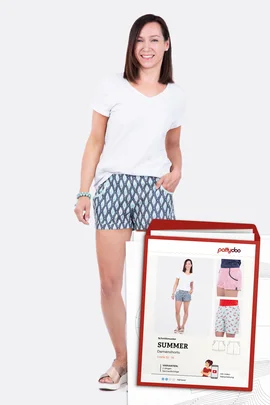 Papierschnittmuster Summer Damenshorts selber naehen