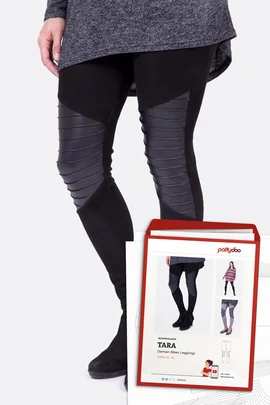 Papierschnittmuster Tara Bikerleggings selber naehen