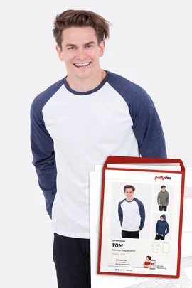 Papierschnittmuster Tom Raglanshirt selber naehen
