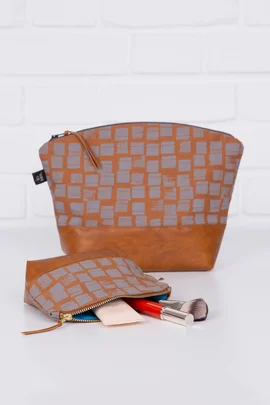 Schnittmuster edle Kosmetiktasche aus Canvas selber nähen