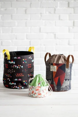 Stoffkorb Aufbewahrung gratis Schnittmuster DIY-Anleitung