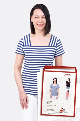 Papierschnittmuster Jill Shirt Kleid selber naehen