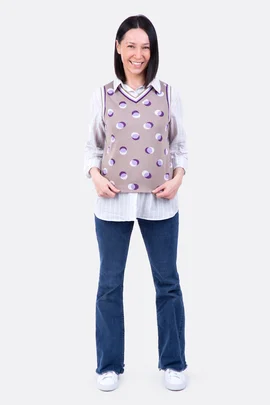 DIY Outfit Pullunder Oversize Bluse Herbst selbernähen