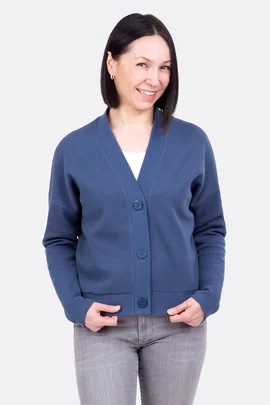 Schnittmuster pattydoo Strickjacke leger aus Waffeljersey selbernähen