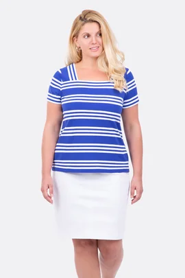 Schnittmuster Damenrock sportlich mit Karree-Shirt zum selbernähen