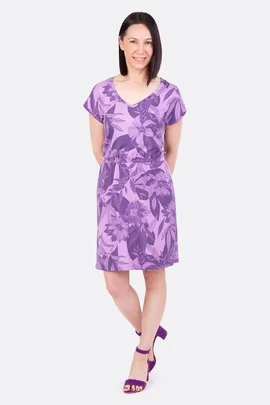 Schnittmuster Strandkleid mit Tunnelzug aus Jersey nähen