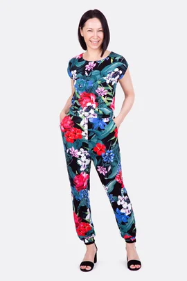 Schnittmuster Jumpsuit Overall aus Jersey zum Selbernähen