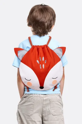 Freebie für Kinderrucksack mit Fuchs zum Selbernähen