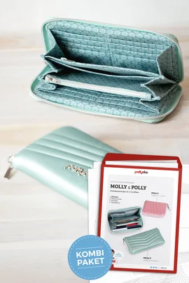 Papierschnittmuster Molly Polly Portemonnaie nähen