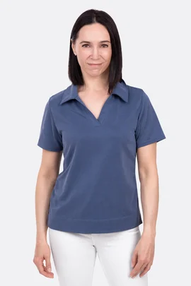 Schnittmuster Damenshirt Polokragen selber nähen Video