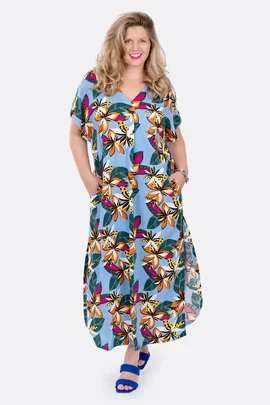 Schnittmuster Kaftankleid Damen Strand-Outfit selber nähen