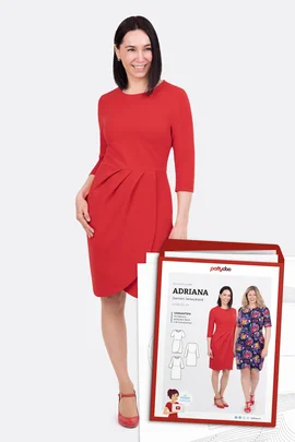 Papierschnittmuster Adriana Jerseykleid