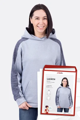 Papierschnittmuster Lauryn Damen Oversize-Hoodie
