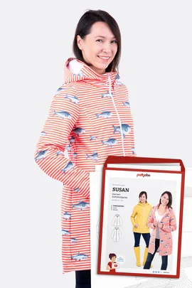 Papierschnittmuster Susan Softshelljacke selber naehen
