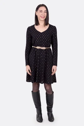 Schnittmuster Damenkleid Puffärmel festlich nähen