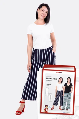 Papierschnittmuster Florence Sommerhose selber nähen