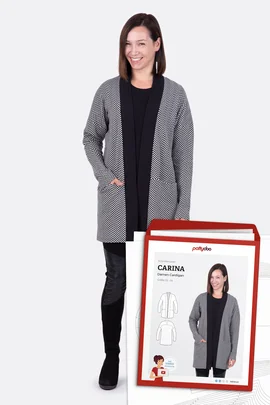 Papierschnittmuster Carina Cardigan selber nähen