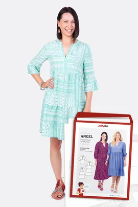 Papierschnittmuster Angel Tunikakleid sommerlich nähen