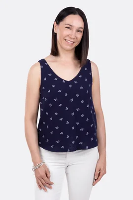 Schnittmuster Damentop Musselin nähen