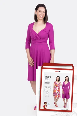 Papierschnittmuster Jerseykleid Lilou