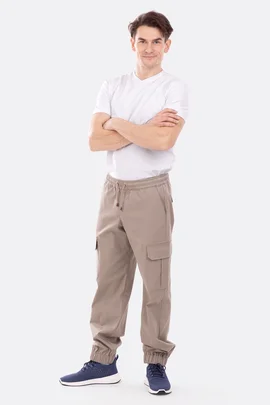 Schnittmuster Cargohose für Herren selber nähen mit Gummibund