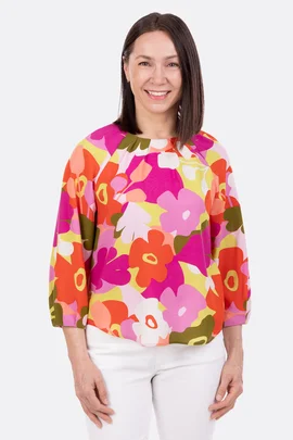 Schnittmuster Sommerbluse Damen Raglanärmel nähen