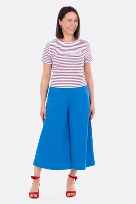 Schnittmuster Culotte Romanit Jersey maritim selber nähen