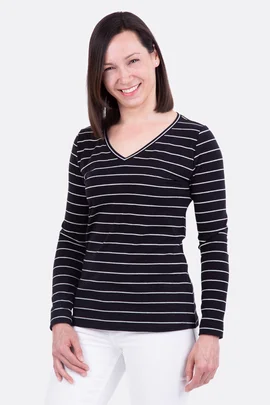 Schnittmuster V-Ausschnitt Shirt Jersey