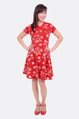 Schnittmuster Sakterkleid aus Jersey mit Videoanleitung selber nähen