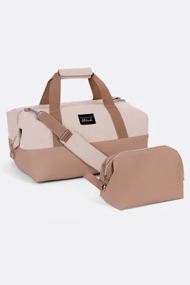 Schnittmuster-Set Weekender & Kosmetiktasche taupe farben Schnittmuster-Set Weekender & Kosmetiktasche taupe farben