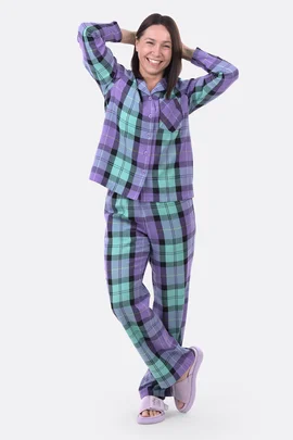 Schnittmuster Schlafanzug Pyjama Flanell nähen
