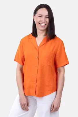 Schnittmuster Sommerbluse Damen Reverskragen nähen