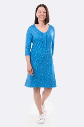 Damen Jerseykleid aus Viskosejersey mit 3/4-Ärmel nähen