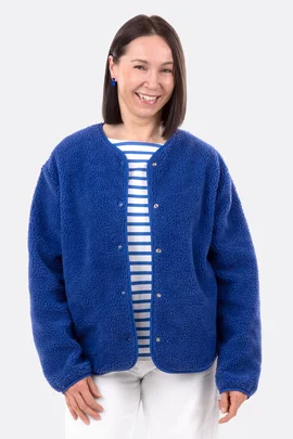 Schnittmuster Teddyjacke Druckknöpfe Nähanleitung