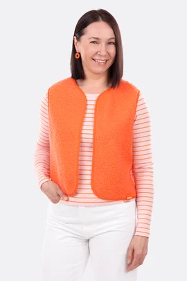 Schnittmuster Teddyweste Fleece mit Einfassband selber nähen