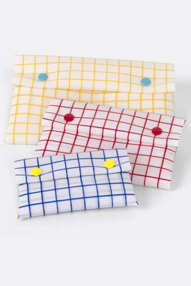 Schnittmuster Falttasche kostenlos aus Vinyl selbermachen