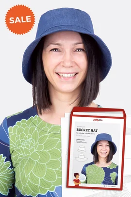 Papierschnittmuster Bucket Hat selber nähen