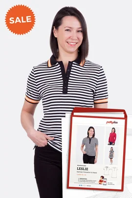 Papierschnittmuster Leslie Poloshirt selber nähen