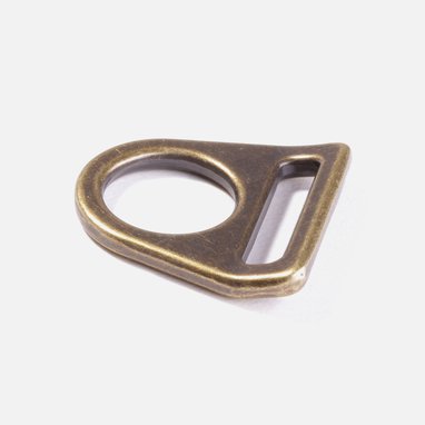 O-Ring mit Steg Taschenzubehoer 25 mm Messing