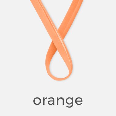 Paspelband elastisch Breite 10mm Länge 2m Orange
