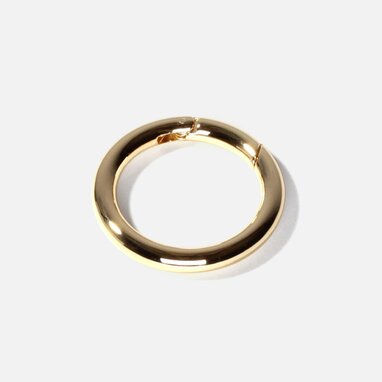 Ring Schnappverschluss 25 mm Gold