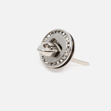 Taschenverschluss Flip-Lock Silber