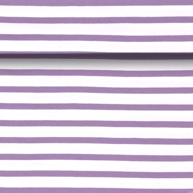 Bio-Jersey Ice Cream Stripes Streifen flieder lavender