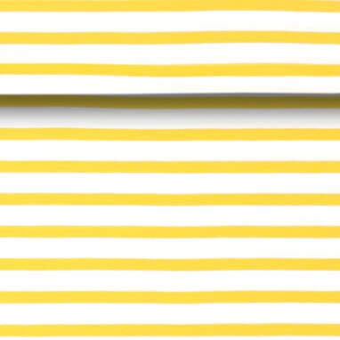 Bio-Jersey Ice Cream Stripes Streifen gelb lemon